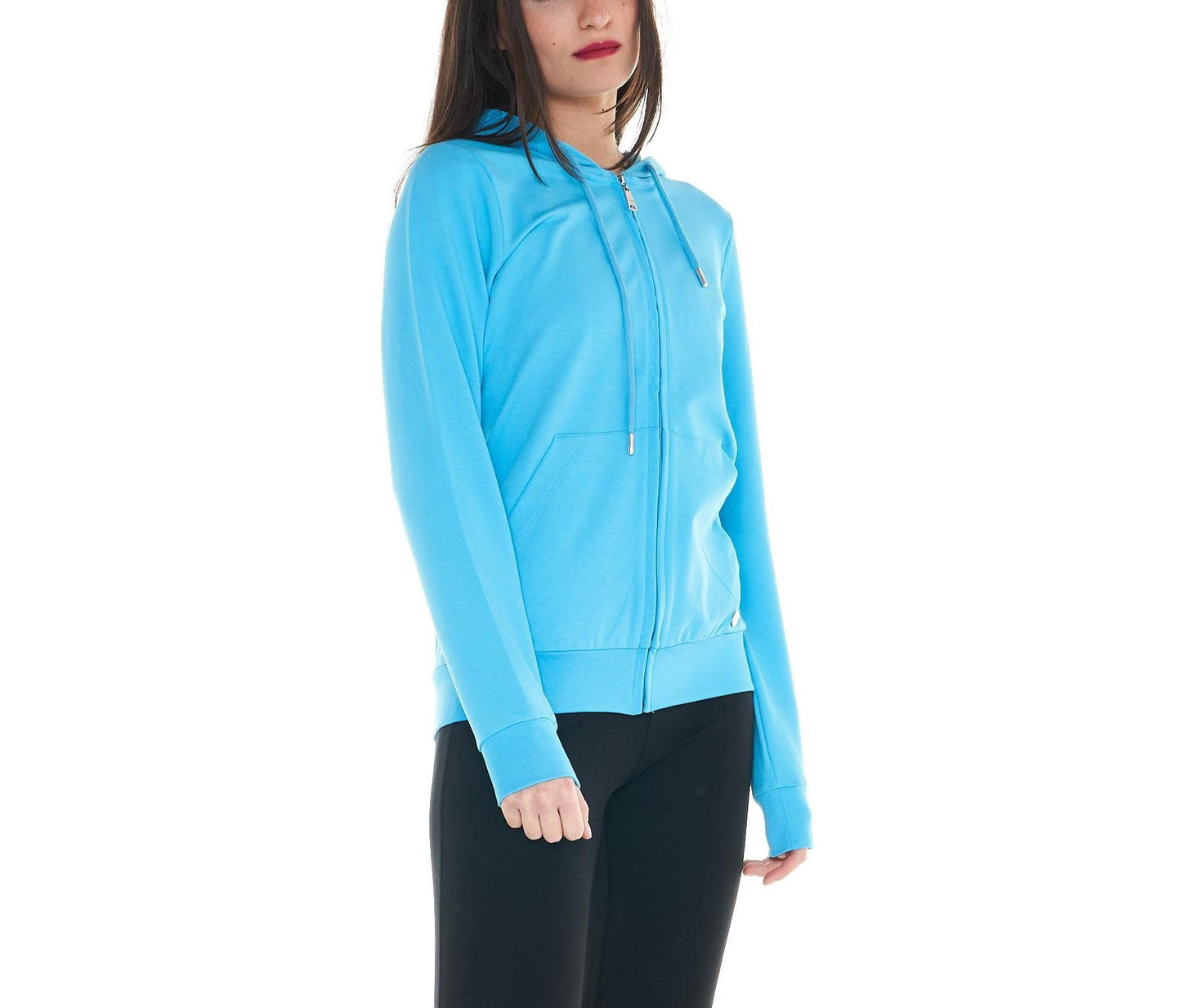 Leone Felpa Zip Basic Wmns