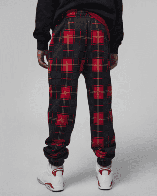 Jordan Pantalone Essentials Plaid Jogger Jr