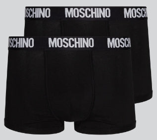 Bi-pack boxer Moschino cot nero