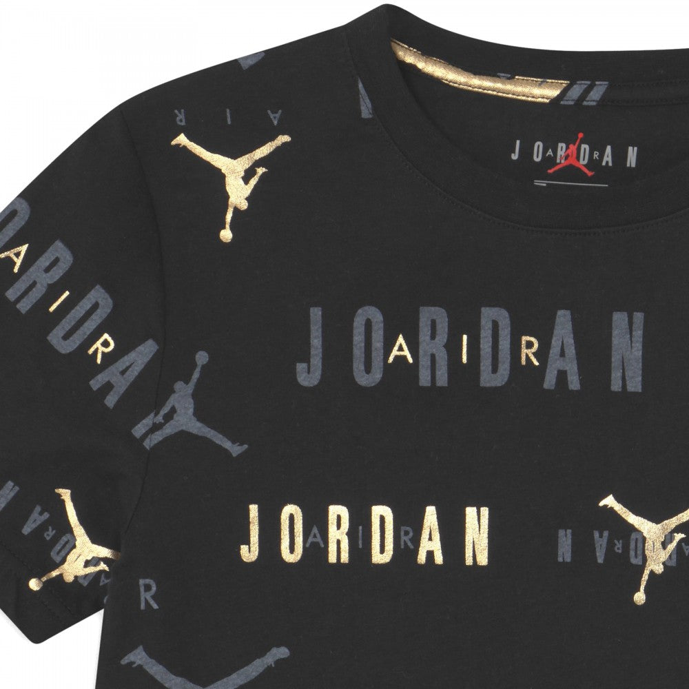 Jordan T-shirt Gold Shine Jr