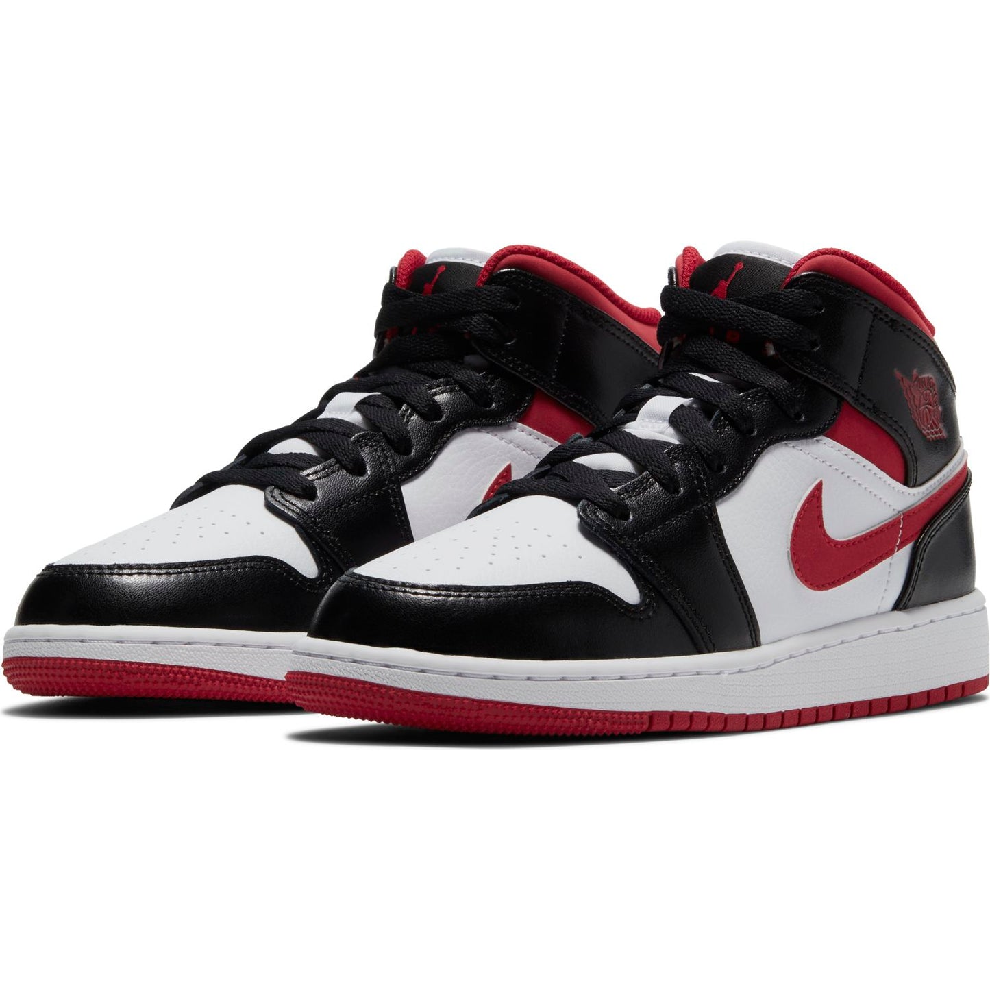 Air Jordan 1 Mid Gym Red Black White