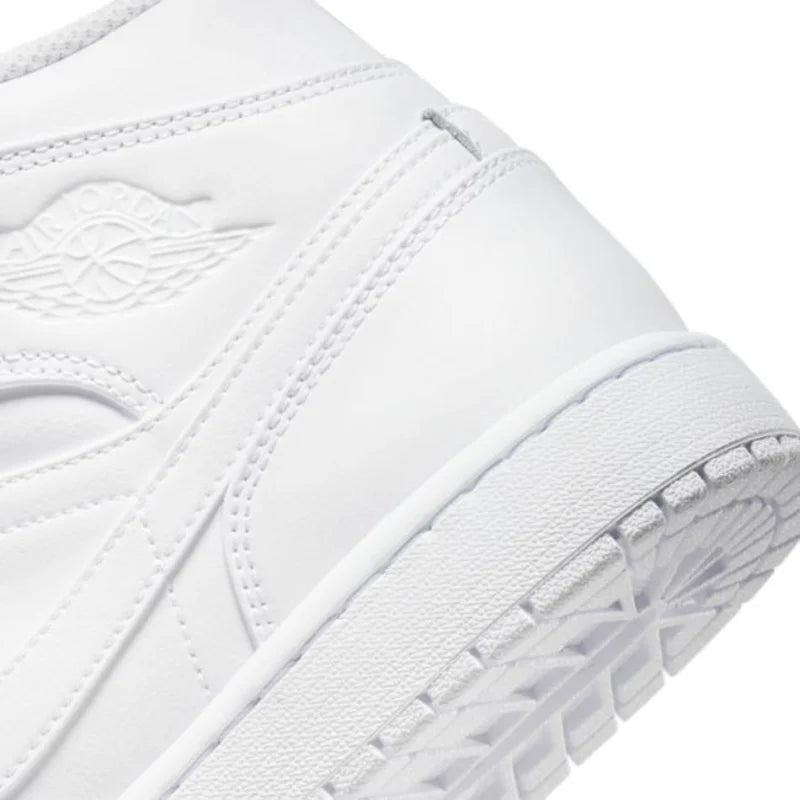 Air Jordan 1 Mid Retro Triple White