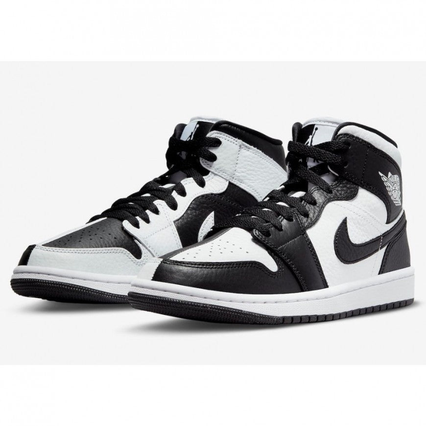 Air Jordan 1 Mid Split Black White