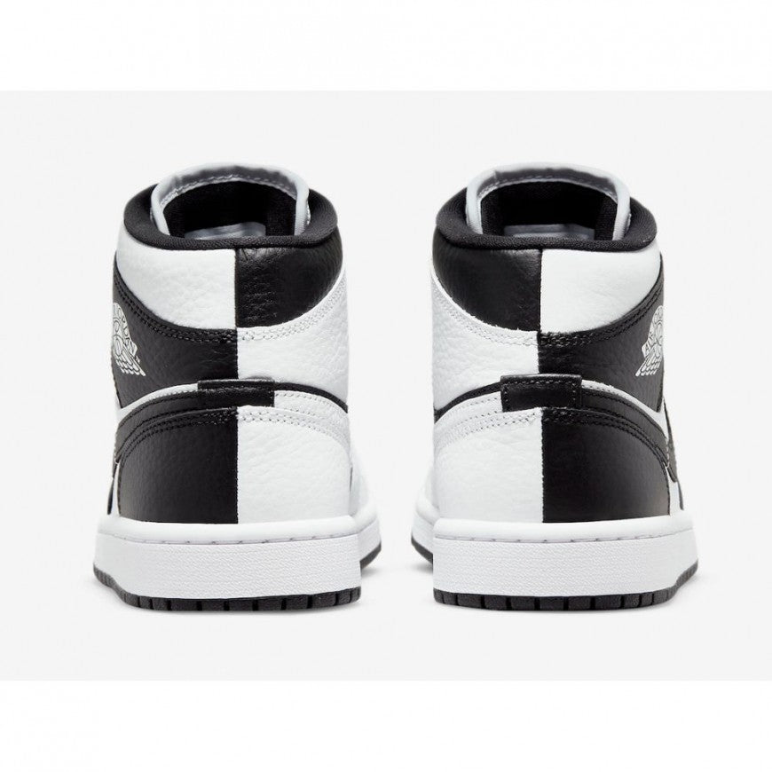 Air Jordan 1 Mid Split Black White